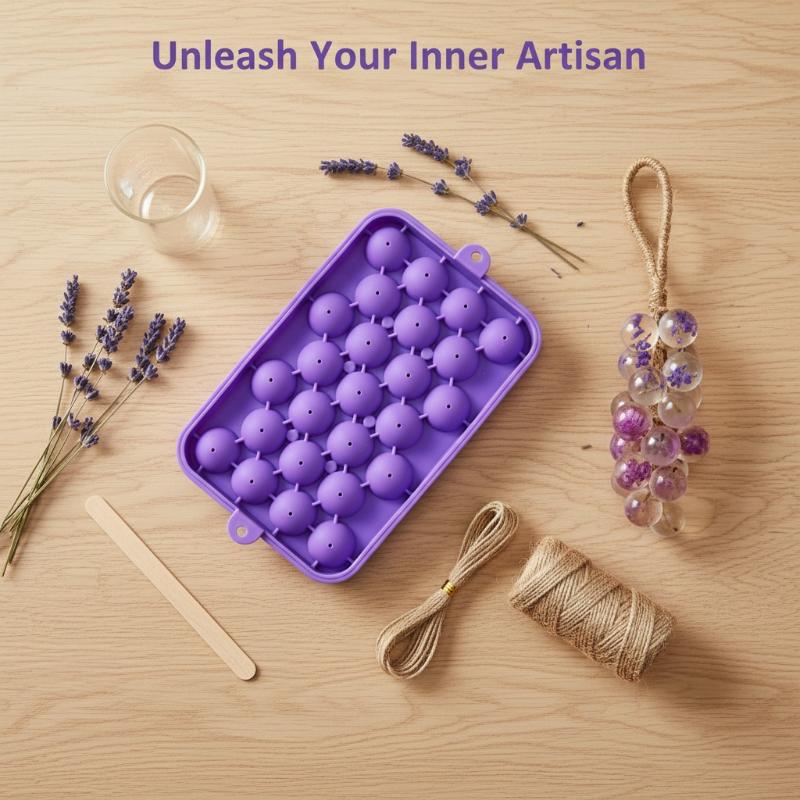 Soap Making Book - ชุดแม่พิมพ์สบู่ซิลิโคนสุดหรู DIY สำหรับทำสบู่รูปองุ่น แม่พิมพ์สบู่สร้างสรรค์สำหรับทำสบู่ทำมือที่บ้านสำหรับโอกาสพิเศษ