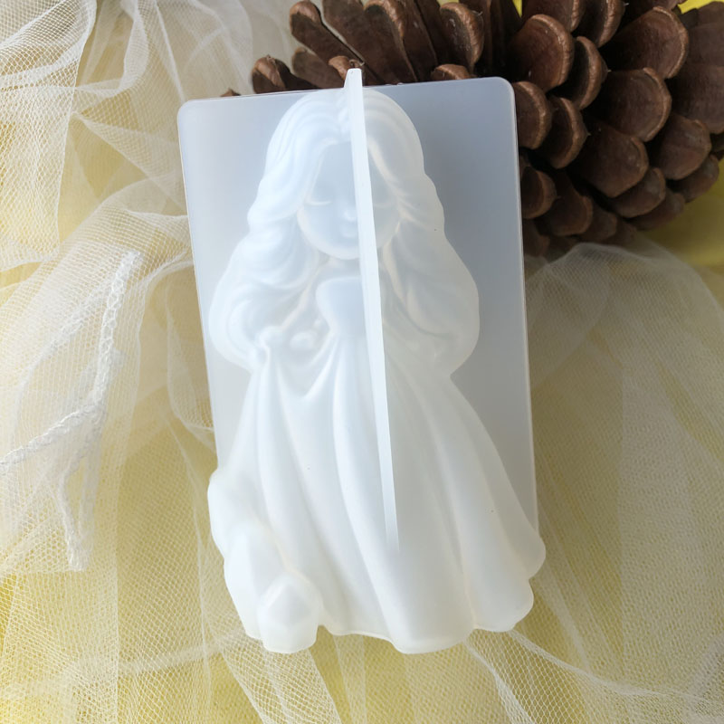 3D น่ารักเจ้าหญิงซิลิโคนเทียนแ - Soap Making Tools บทวิจารณ์และราคา