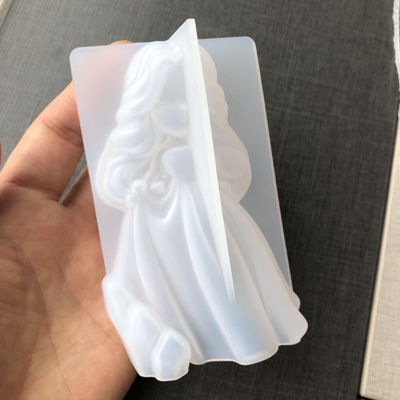3D น่ารักเจ้าหญิงซิลิโคนเทียนแ - Soap Making Tools บทวิจารณ์และราคา