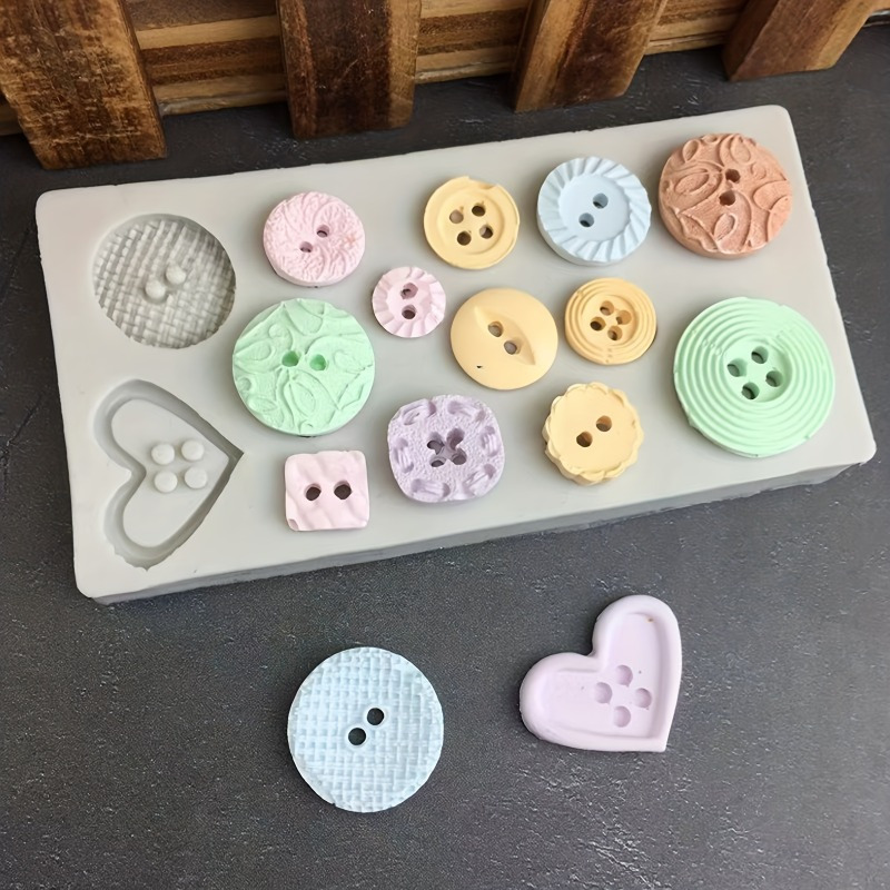 แม่พิมพ์ซิลิโคนรูปทรงกระดุม แม - Soap Making Tools บทวิจารณ์และราคา