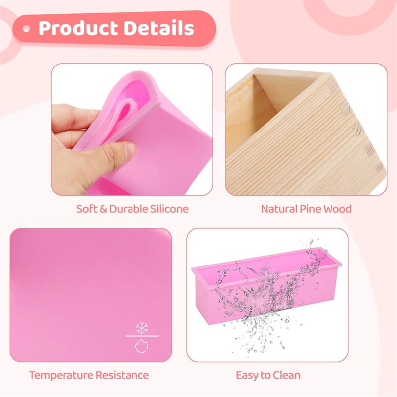 แม่พิมพ์สบู่ซิลิโคนทรงสี่เหลี่ - Soap Making Book บทวิจารณ์และราคา