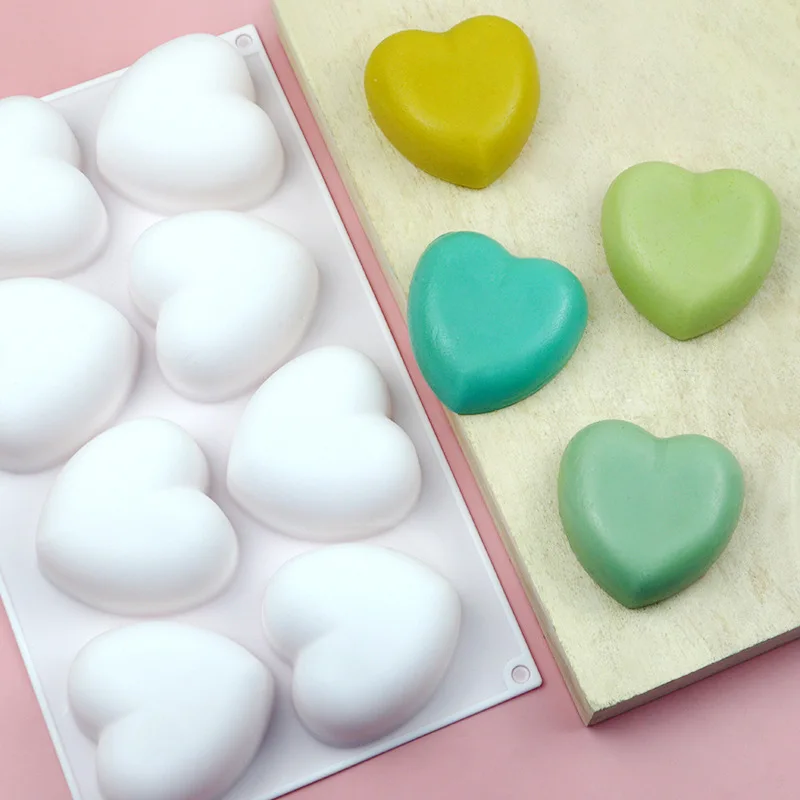 Love Heart ซิลิโคนสบู่แม่พิมพ์ - Soap Making Tools บทวิจารณ์และราคา