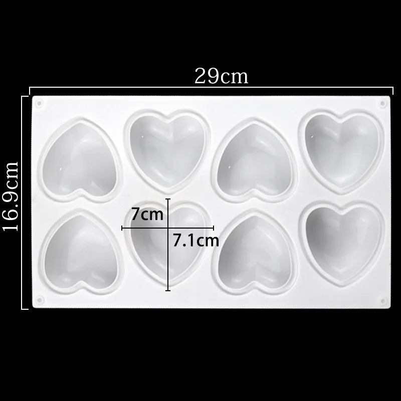 Love Heart ซิลิโคนสบู่แม่พิมพ์ - Soap Making Tools บทวิจารณ์และราคา