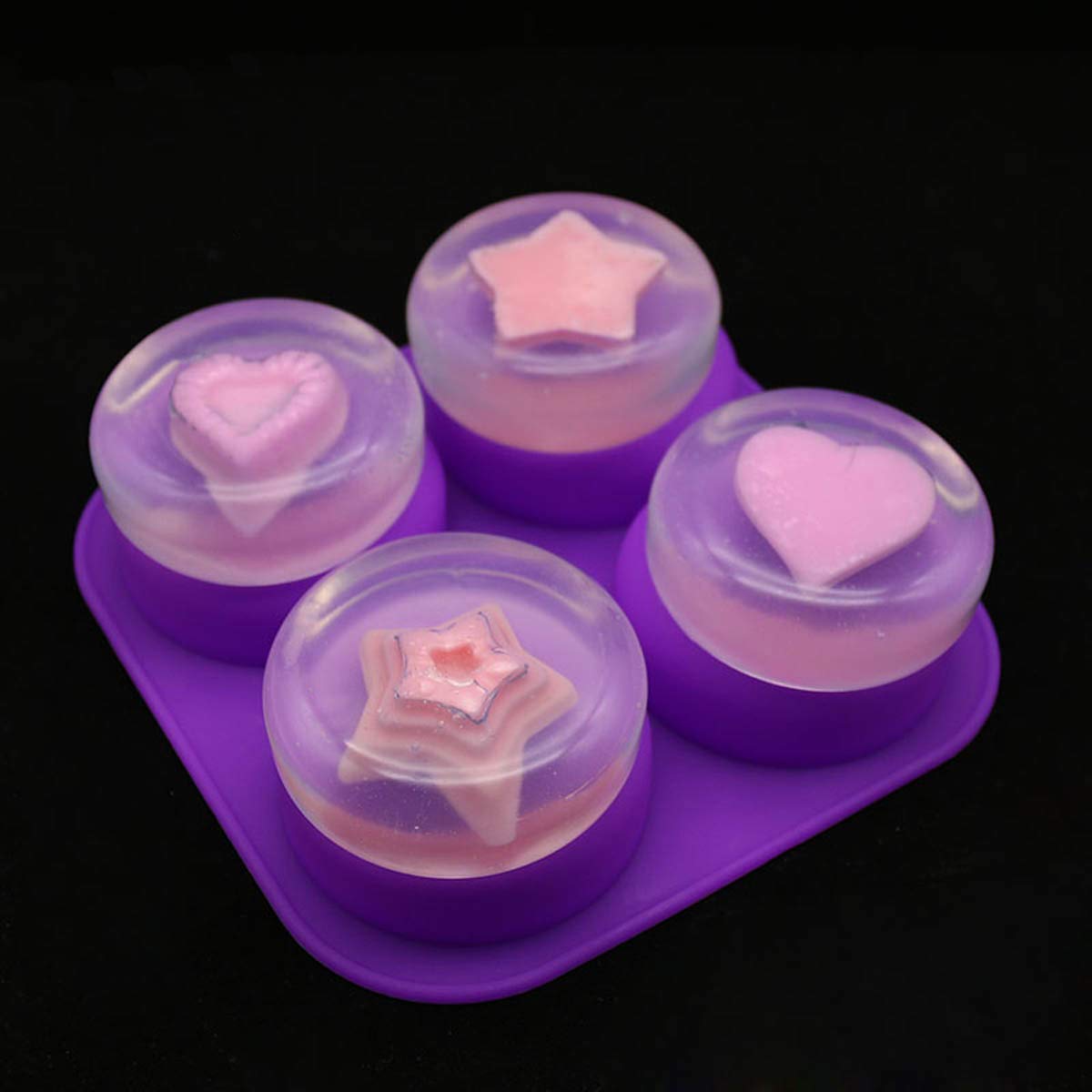 1-2 ชิ้น แม่พิมพ์ซิลิโคนทรงกลม - Soap Making Tools บทวิจารณ์และราคา