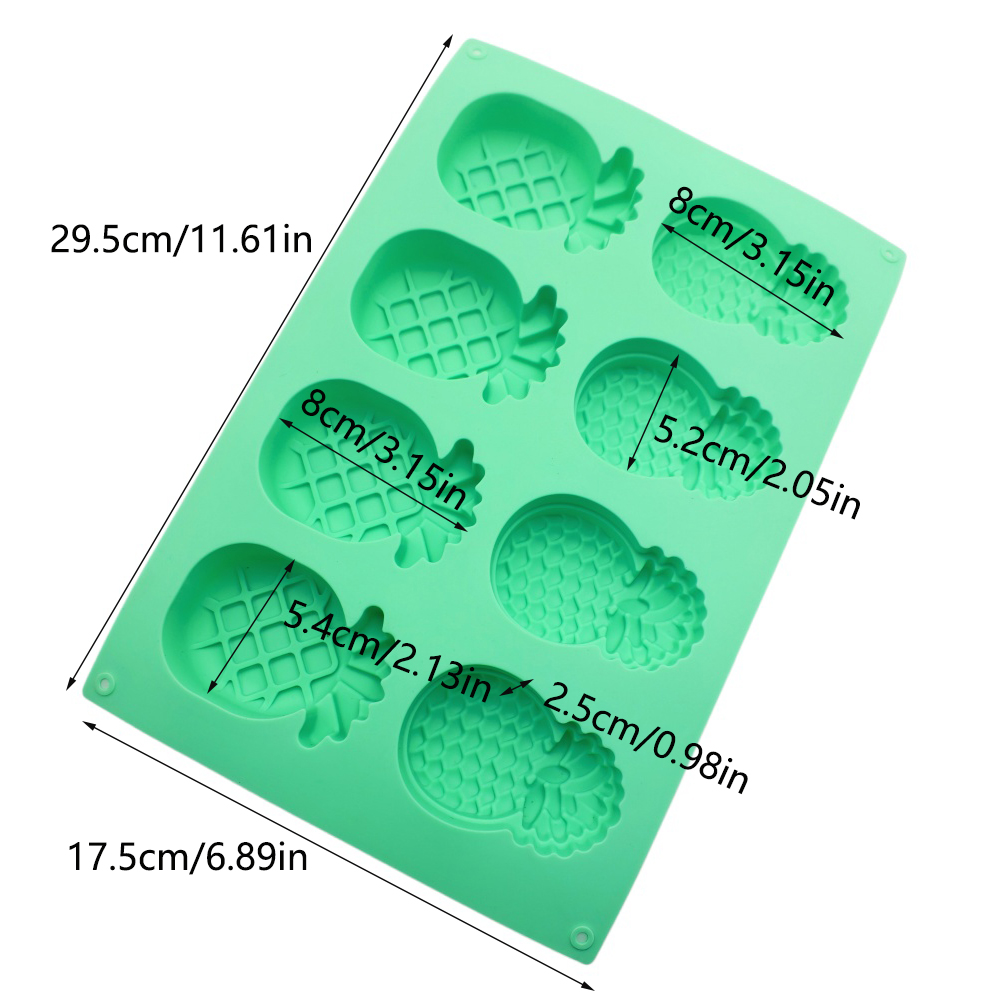 แม่พิมพ์เค้กซิลิโคนรูปสับปะรด  - Soap Making Tools บทวิจารณ์และราคา